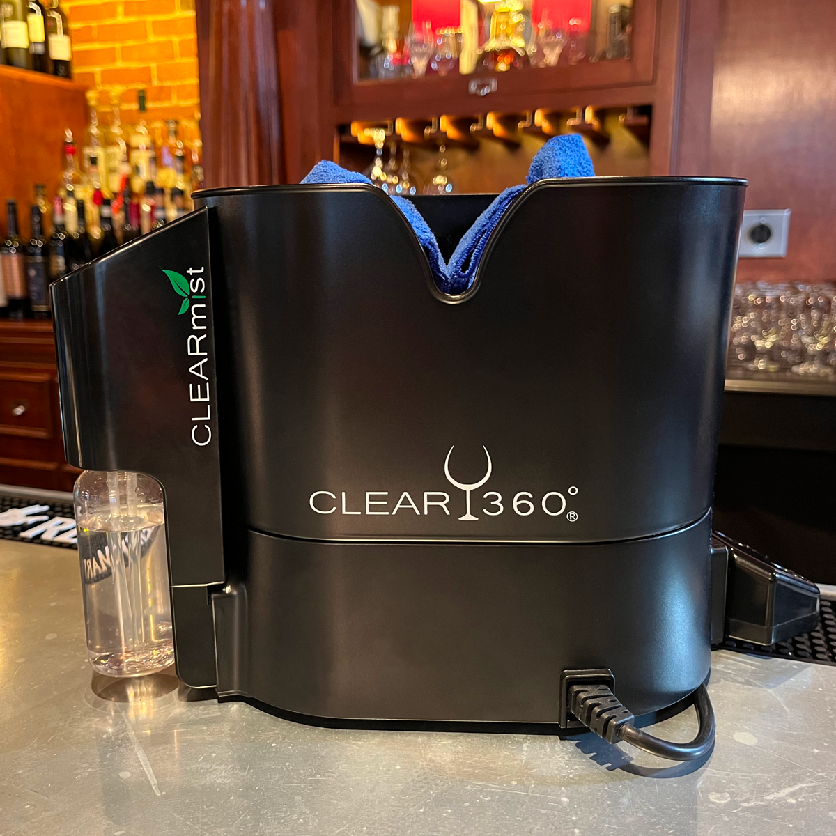 The Clear360°® PRO Glassware Polisher (For Commercial Use)